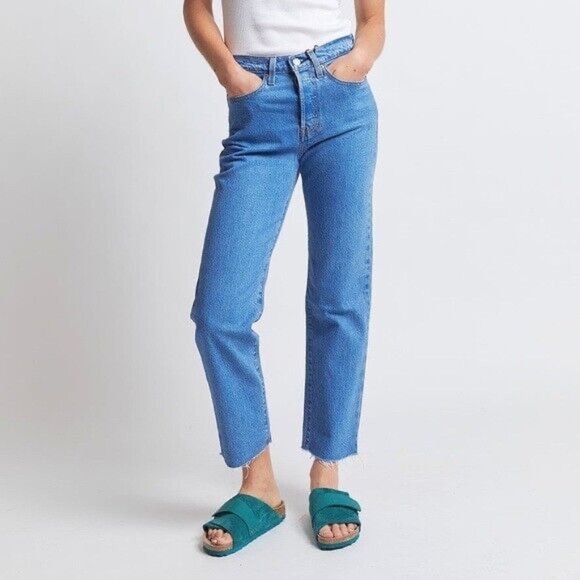 Levi's Denim - Levi's Wedgie Straight Jeans in Jazz Wave Medium Wash - Size 29